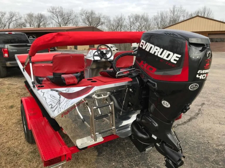 Don Hill’s 1852 Blazer SS w/60hp Evinrude Jet Motor
