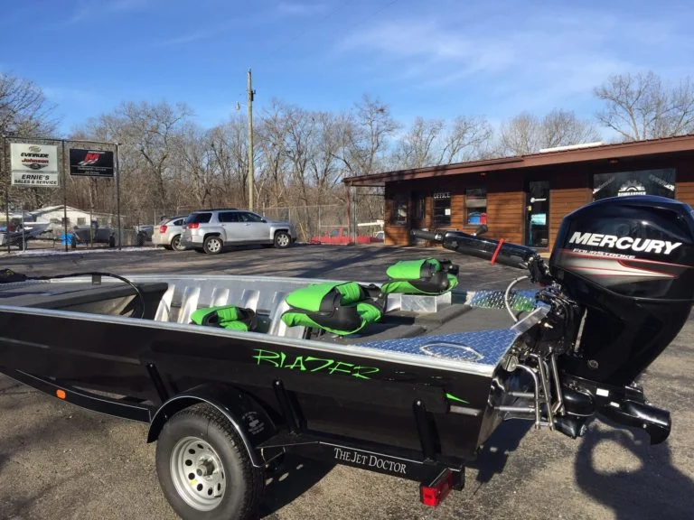 Travis Pearson’s  1852 Blazer SS w/ 40hp Mercury Jet Motor