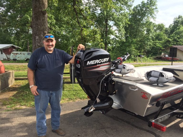 Jared & Sarah Lashley’s 1752 Blazer SS and 40hp Mercury Jet Motor