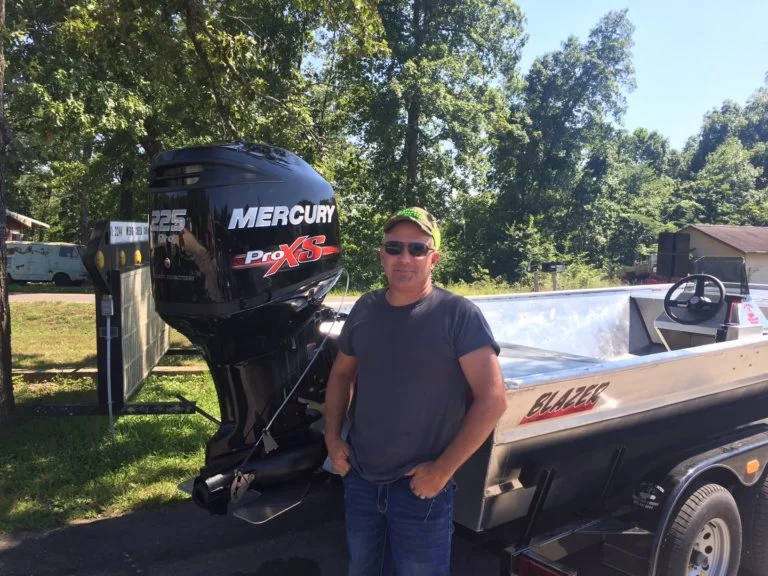 Norval Johnson’s 2070 Blazer Boat w/ 225hp Mercury ProXS Jet Motor