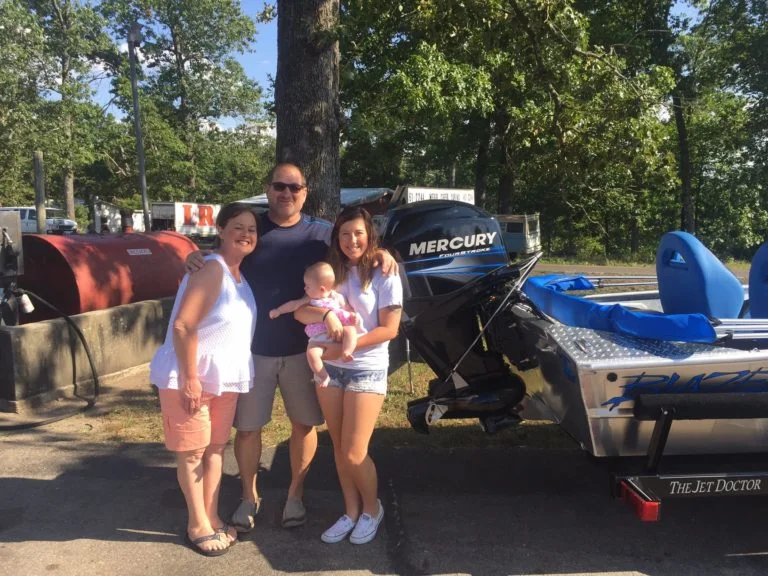 Bernie & Pam Lotz’ 1852 Blazer SS Boat & 40hp Mercury Jet Motor