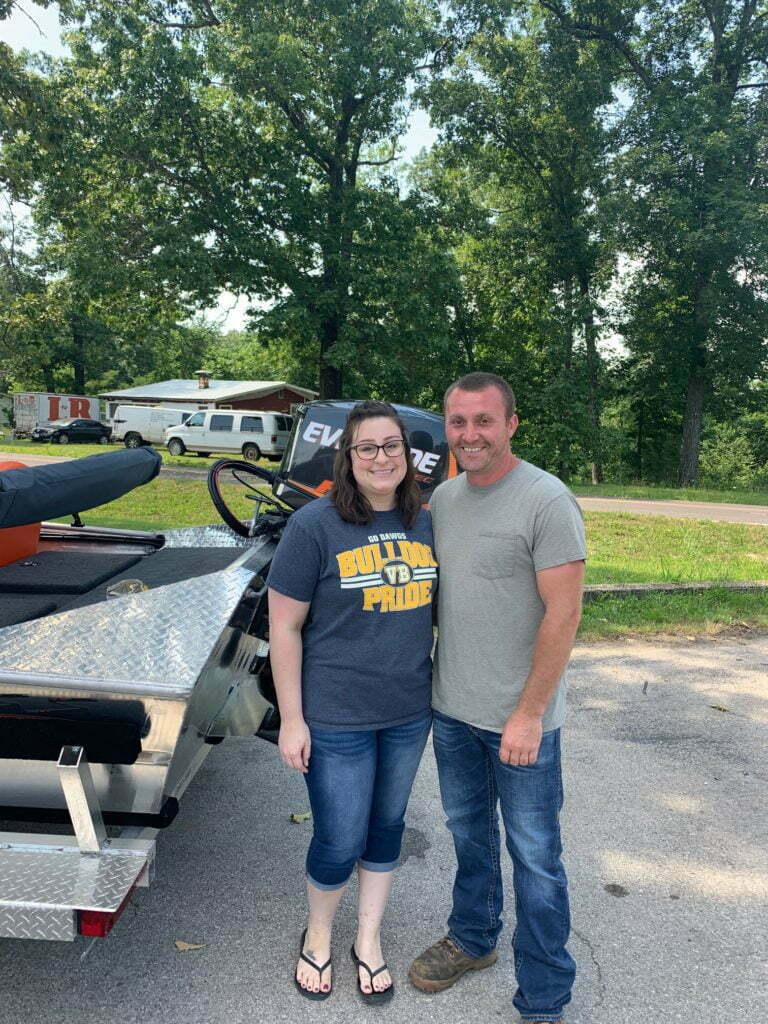 Shane Gower & Lexey Williams’ 1752 Blazer SS Boat w/ 60/40hp Evinrude Jet Motor